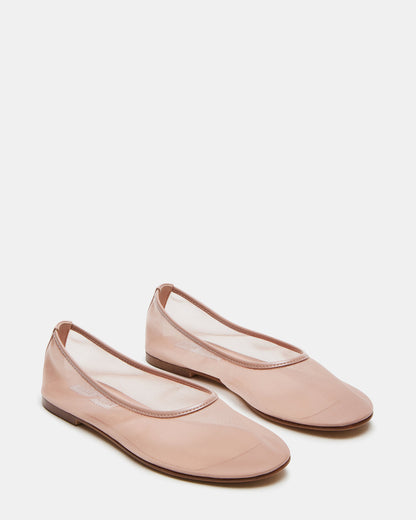 MEADOW Blush Mesh Women's Ballet Flats | Steve Madden Exclusive