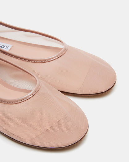 MEADOW Blush Mesh Women's Ballet Flats | Steve Madden Exclusive