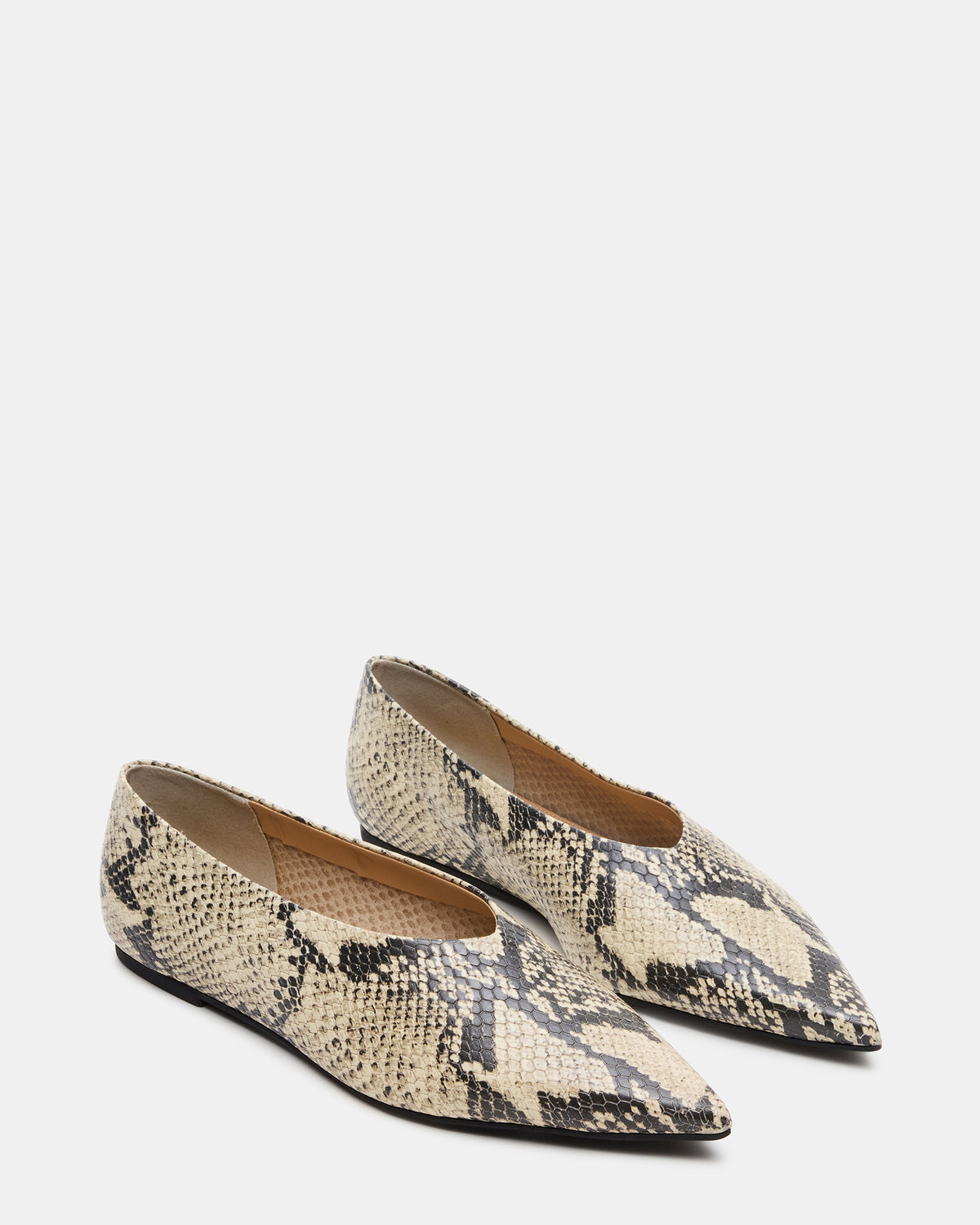 FLOYD Snake Pointed-Toe Ballet Women's Flat | Steve Madden Customer Favorite