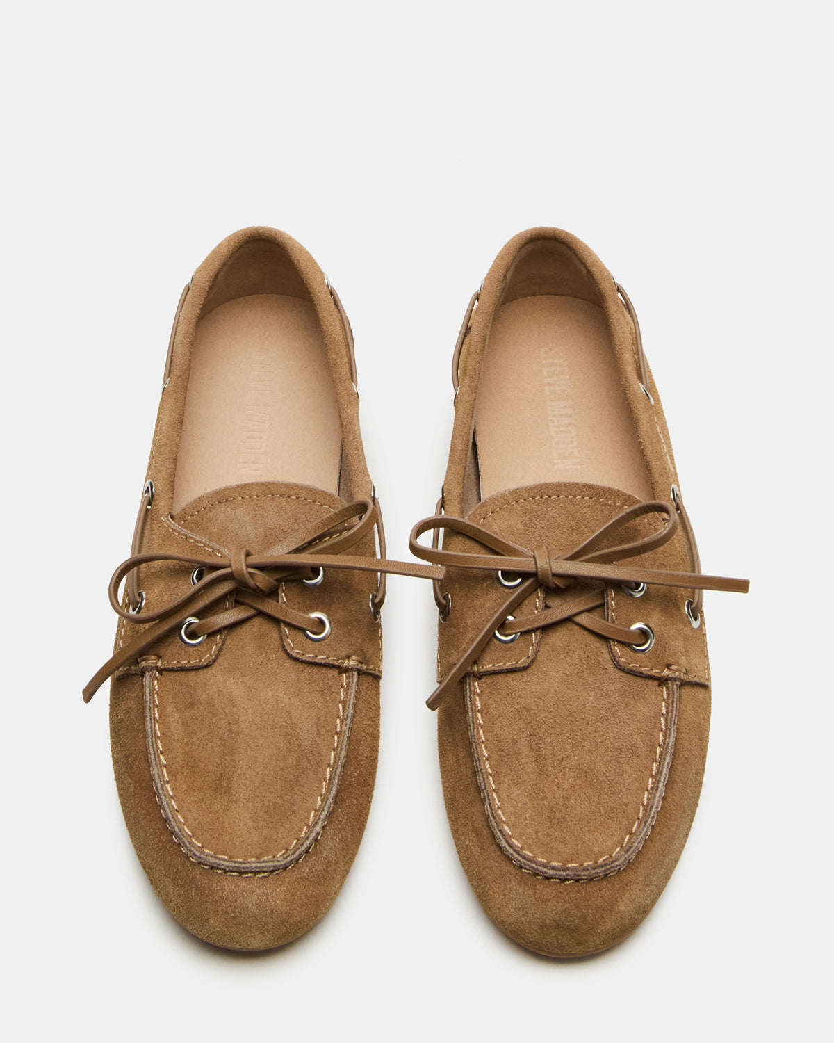 SAG Taupe Suede Women's Boat Shoe | Steve Madden Value