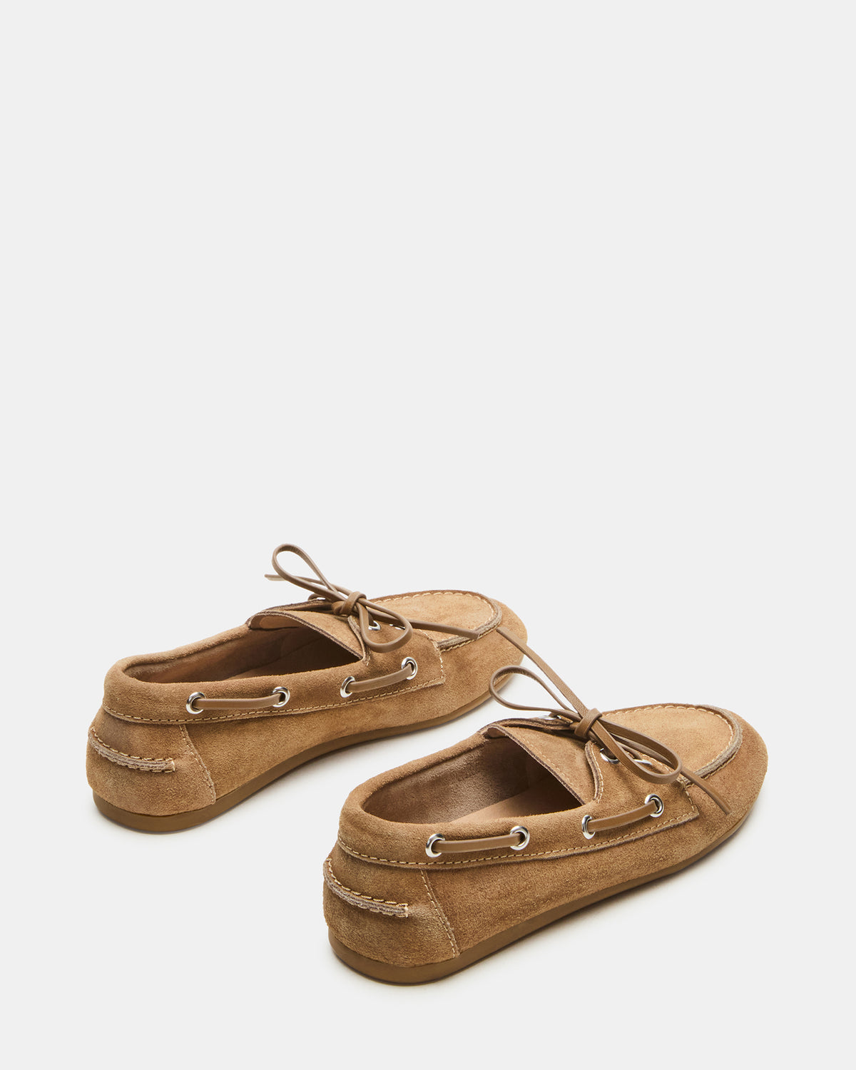 SAG Taupe Suede Women's Boat Shoe | Steve Madden Value