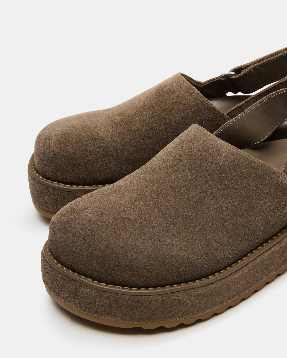 MELLOW Grey Sage Women's Slingback Platform Clog | Steve Madden Exclusive