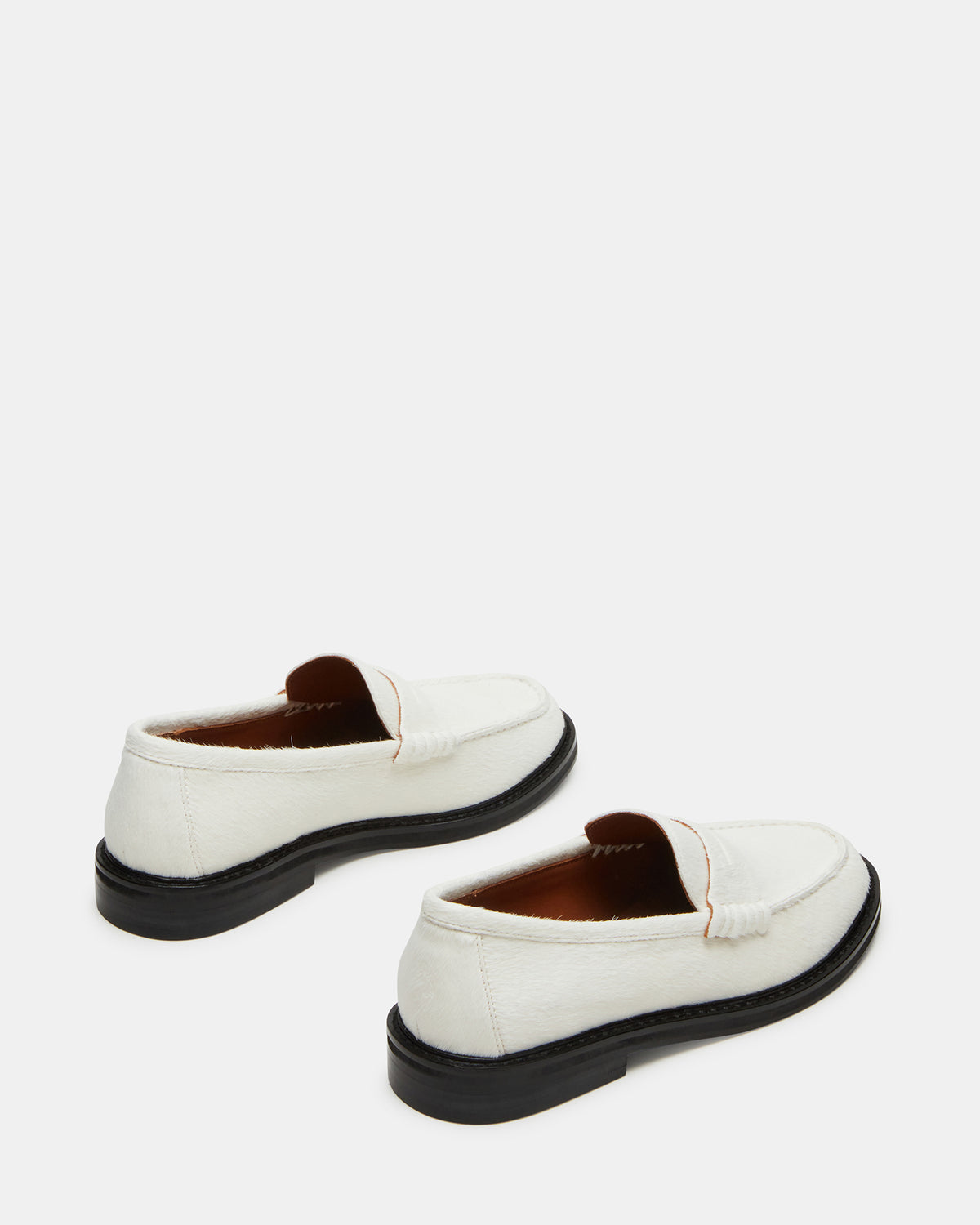 MADISON White Multi Women's Penny Loafer | Steve Madden Essential