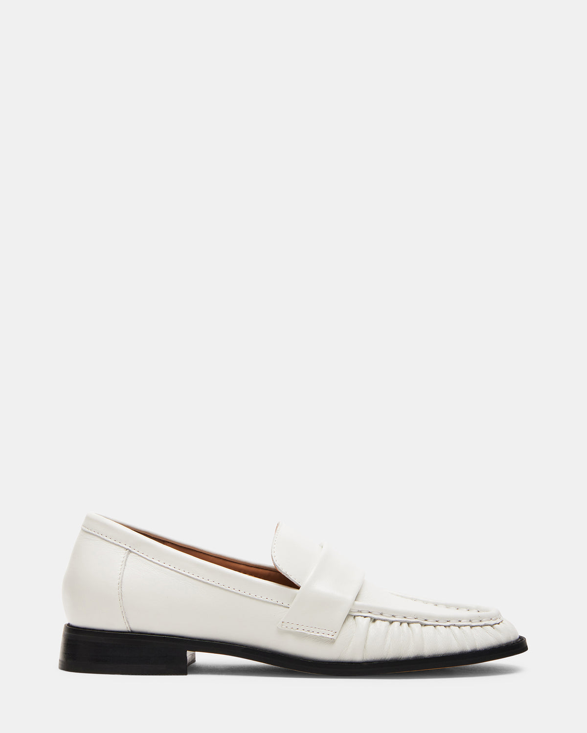 RIDLEY Ice Leather Tailored Loafer | Women's Loafers | Steve Madden Signature
