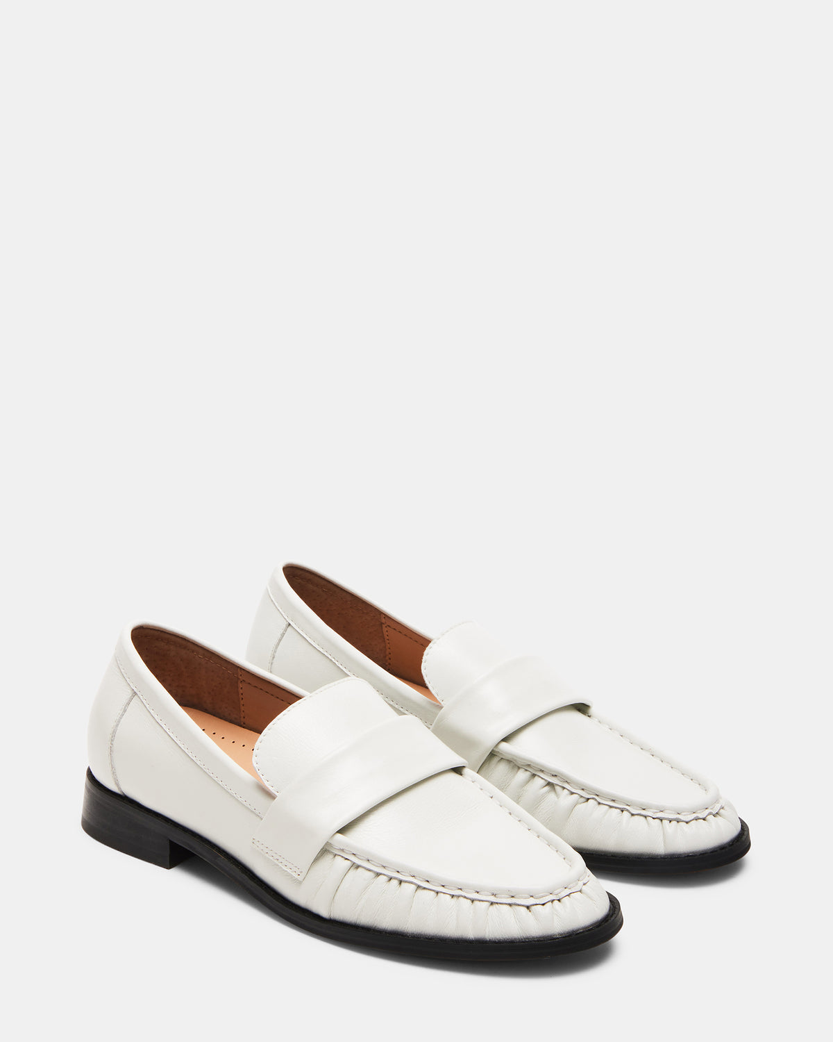 RIDLEY Ice Leather Tailored Loafer | Women's Loafers | Steve Madden Signature
