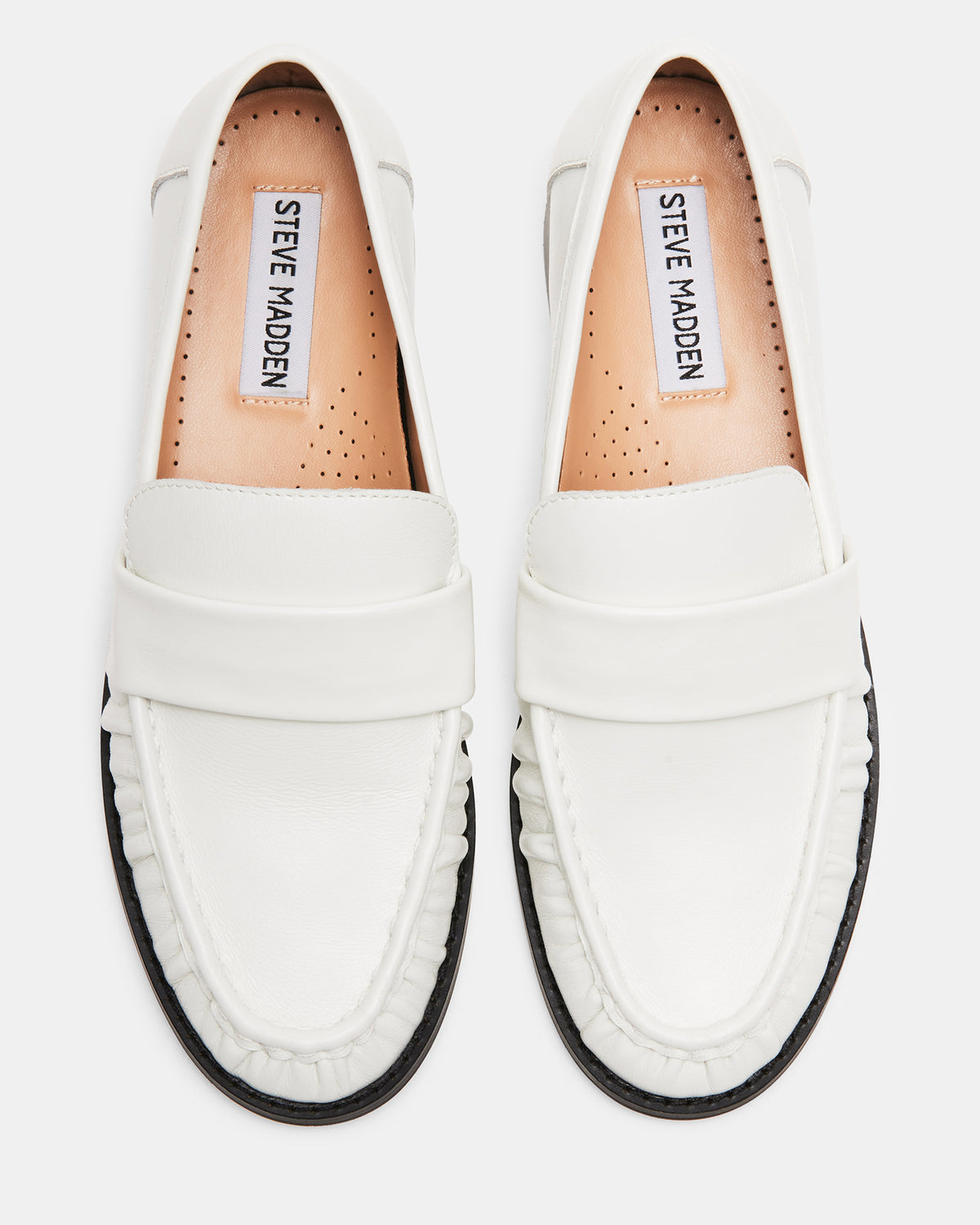 RIDLEY Ice Leather Tailored Loafer | Women's Loafers | Steve Madden Signature