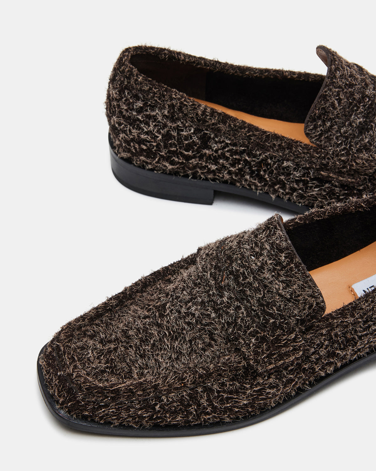 PARLOUR Brown Suede Square Toe Loafer | Women's Loafers | Steve Madden Customer Favorite