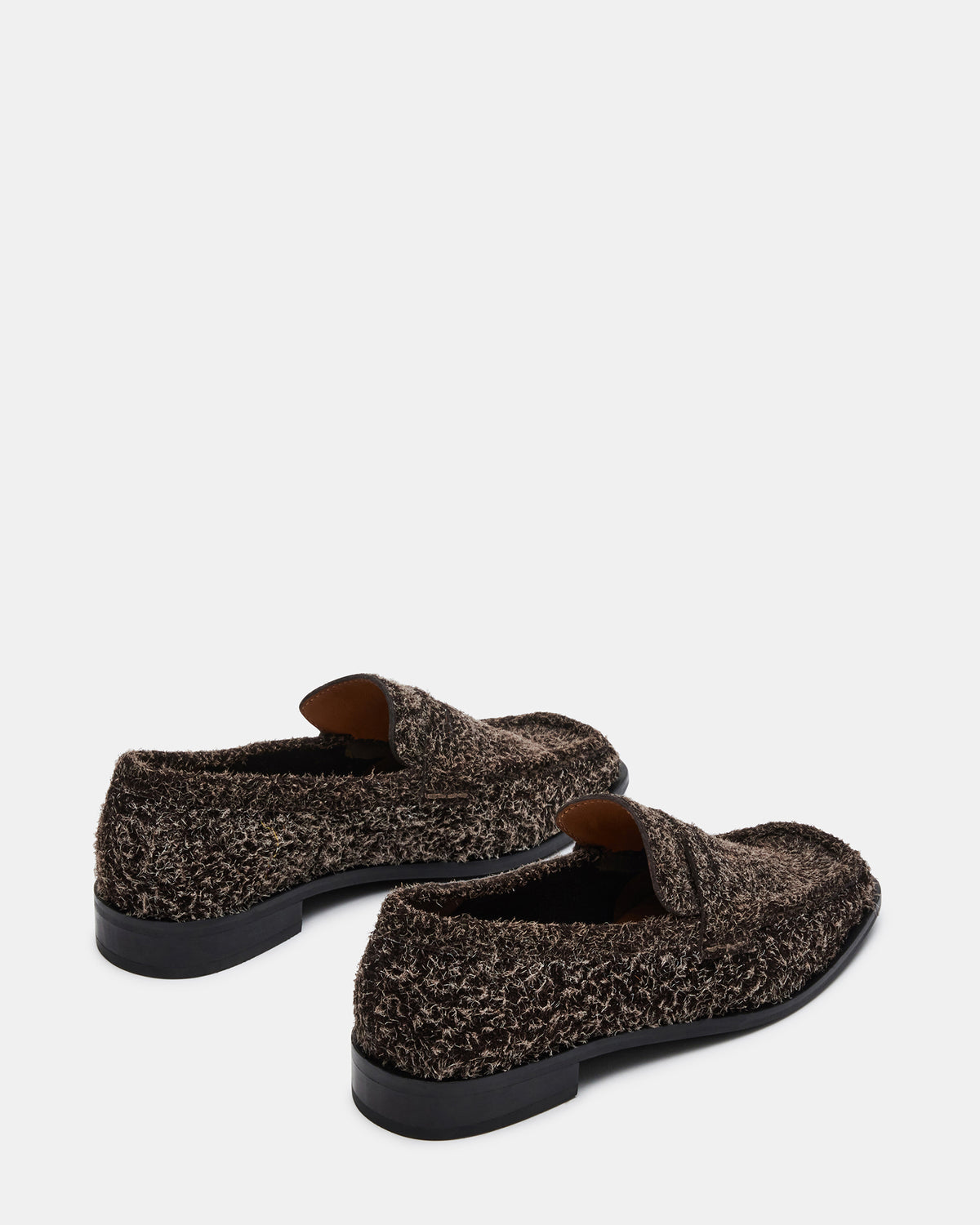 PARLOUR Brown Suede Square Toe Loafer | Women's Loafers | Steve Madden Customer Favorite