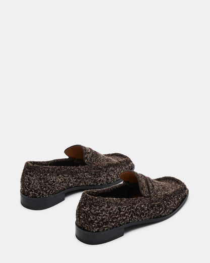 PARLOUR Brown Suede Square Toe Loafer | Women's Loafers | Steve Madden Customer Favorite