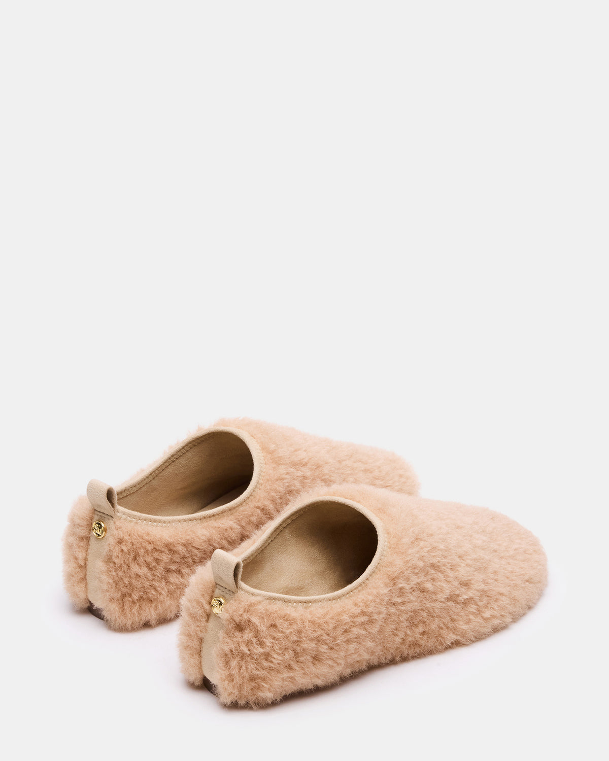 MINO Faux Fur Tan Women's Flat | Steve Madden Discount