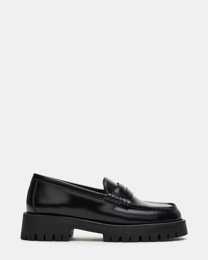 LANGSTEN Black Box Women's Platform Lug Loafer | Steve Madden Signature