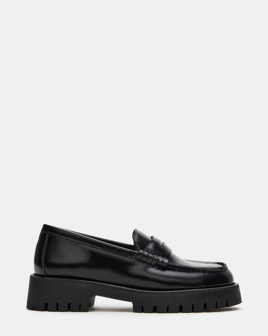 LANGSTEN Black Box Women's Platform Lug Loafer | Steve Madden Signature