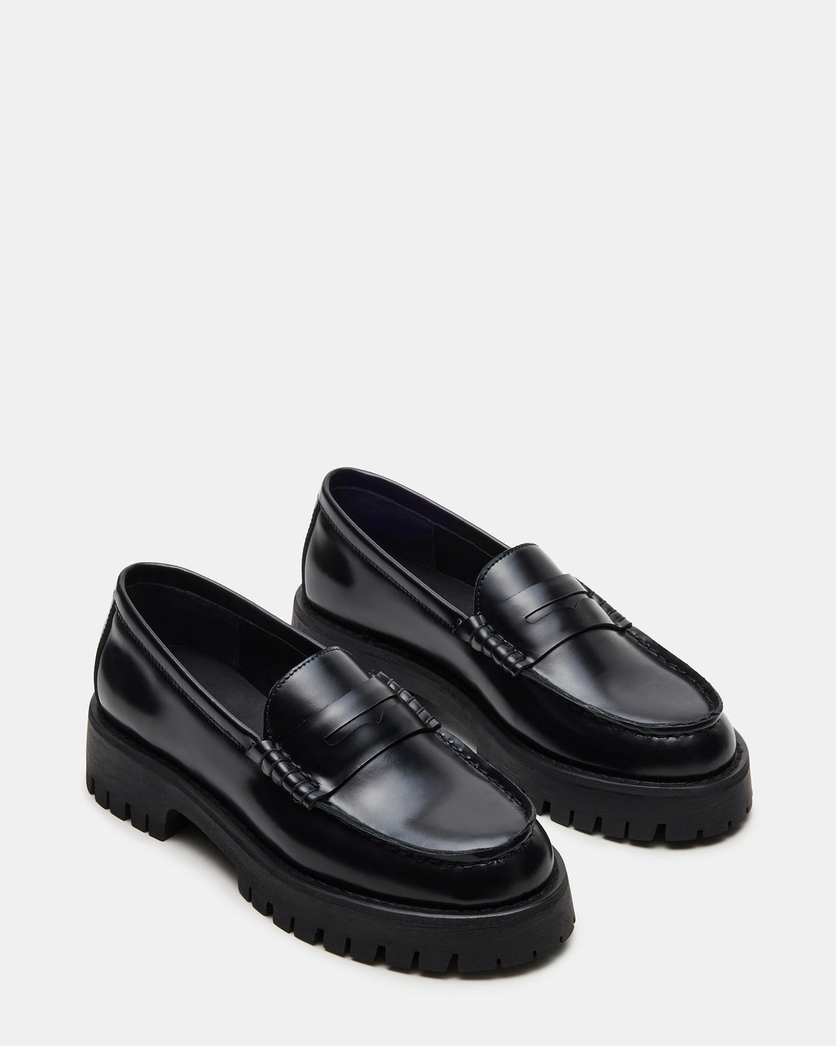 LANGSTEN Black Box Women's Platform Lug Loafer | Steve Madden Signature