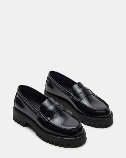 LANGSTEN Black Box Women's Platform Lug Loafer | Steve Madden Signature