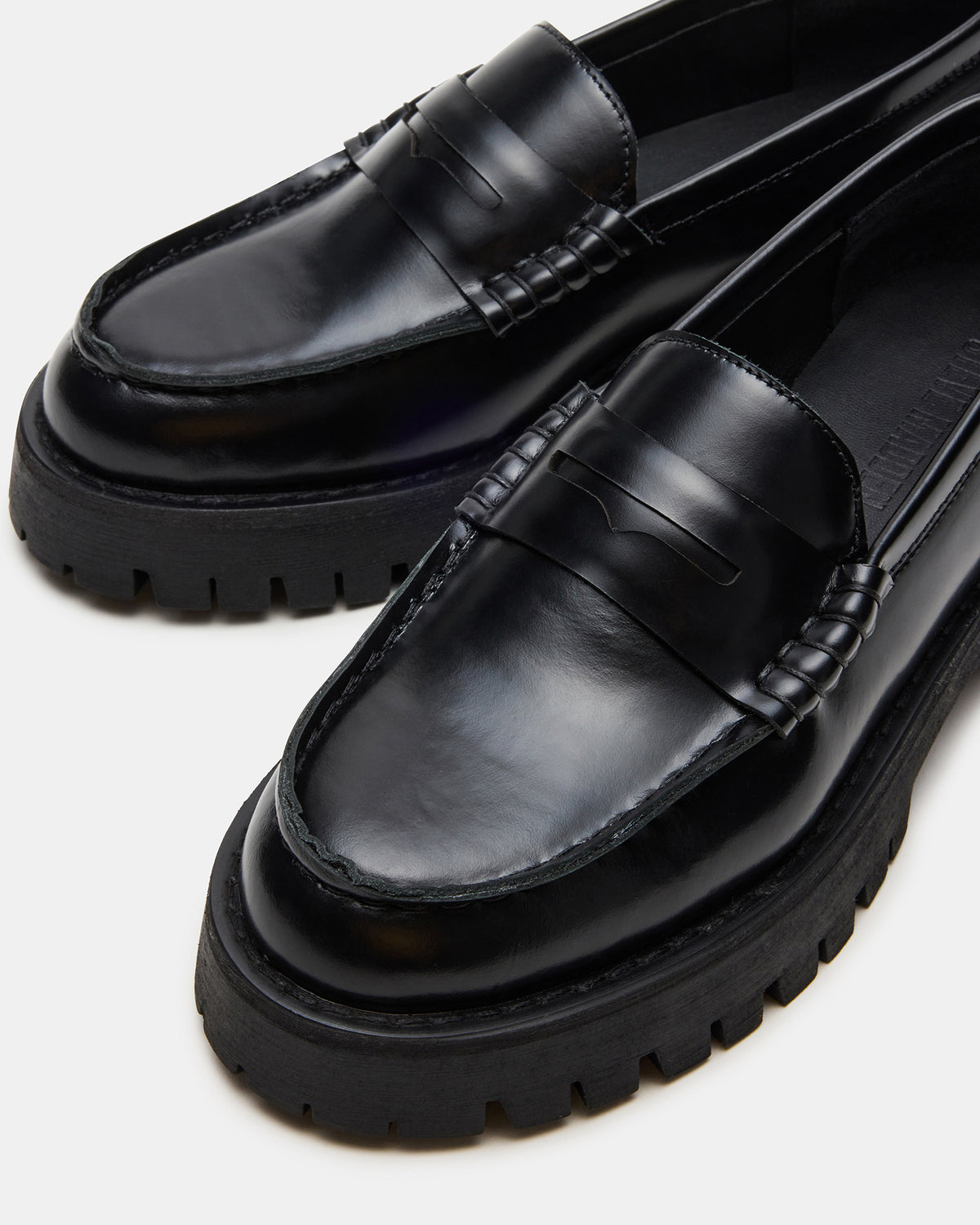 LANGSTEN Black Box Women's Platform Lug Loafer | Steve Madden Signature