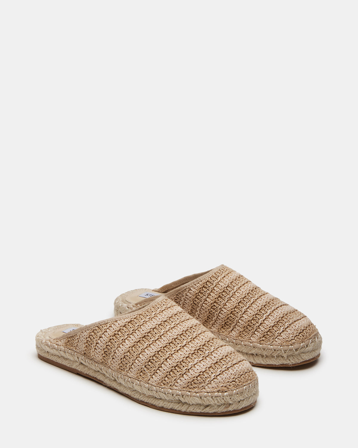 GILLIGAN Raffia Espadrille Mule Flat | Women's Flats | Steve Madden Special Offer
