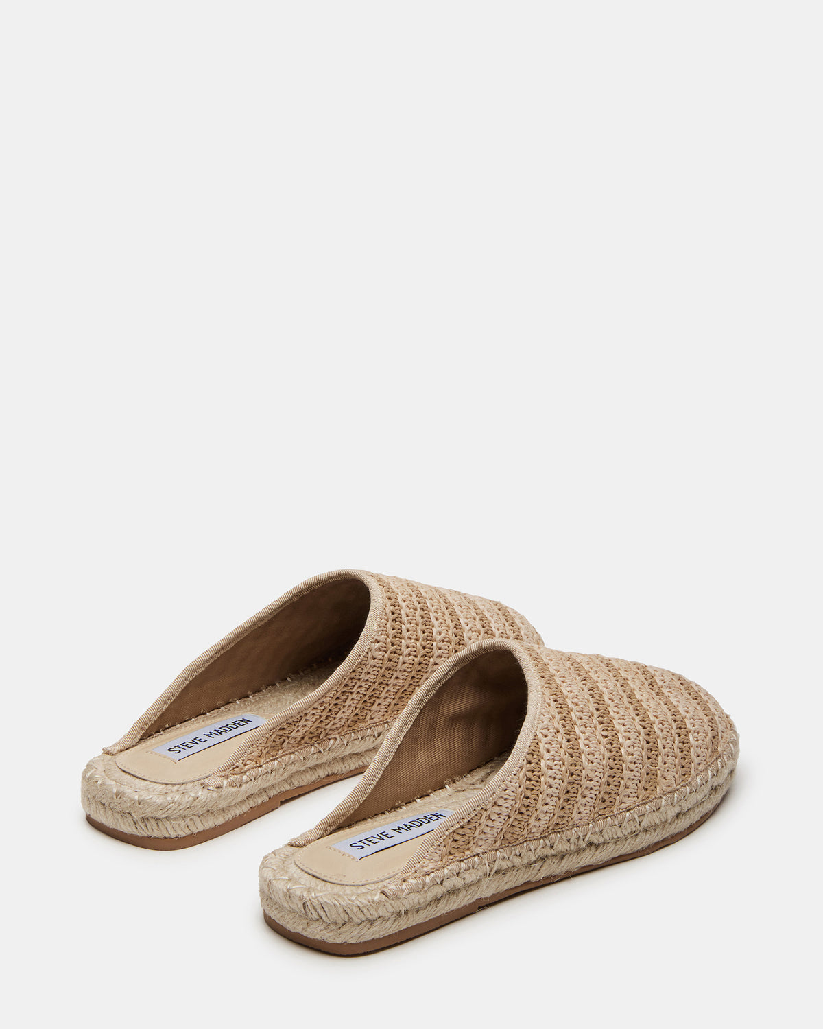 GILLIGAN Raffia Espadrille Mule Flat | Women's Flats | Steve Madden Special Offer