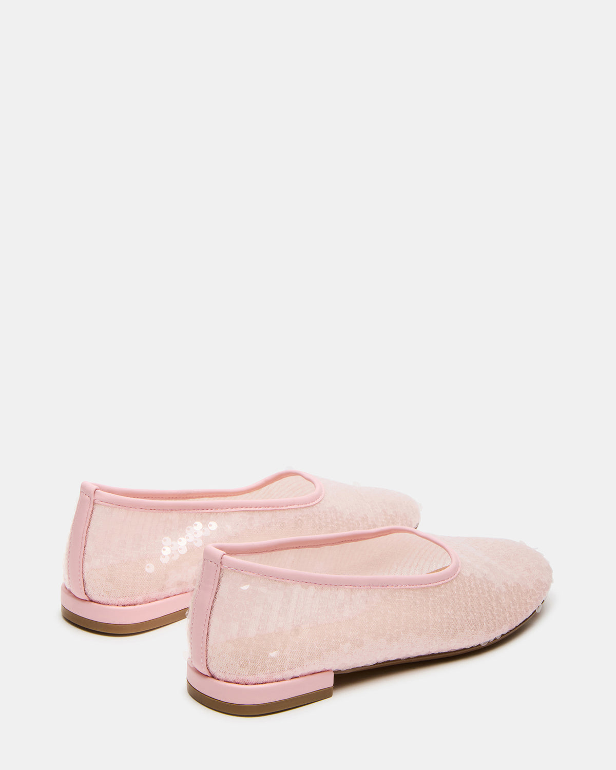 GARCELLE Pink Sequin Women's Ballet Flats | Steve Madden Sale
