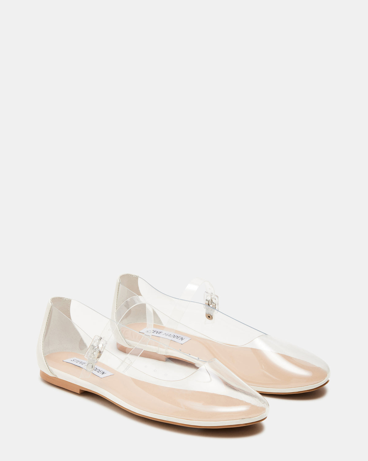 VINETTA Clear Mary Jane Ballet Flat | Women's Flats | Steve Madden Essential