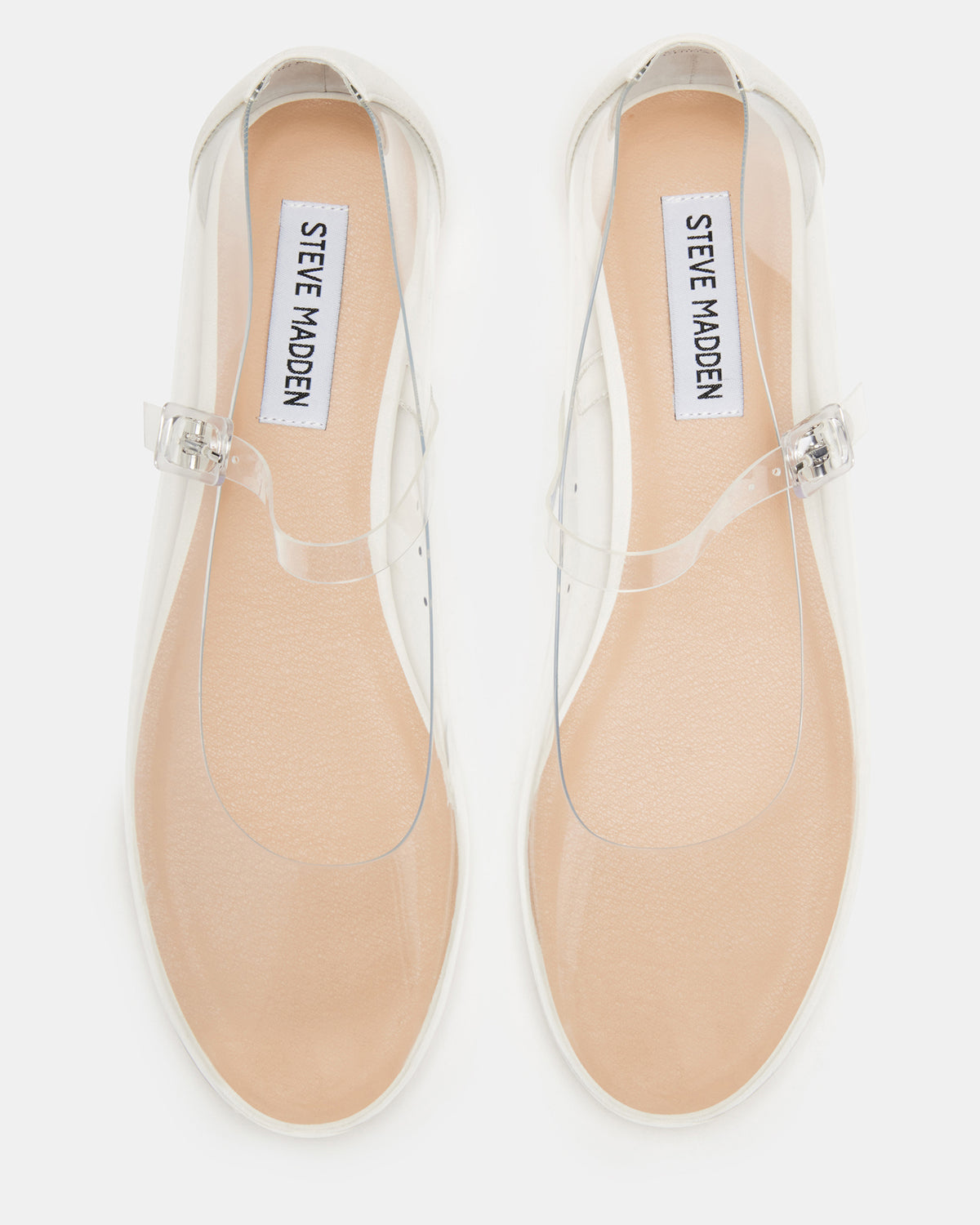 VINETTA Clear Mary Jane Ballet Flat | Women's Flats | Steve Madden Essential