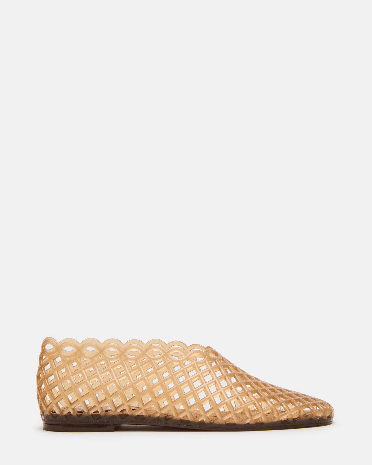 GROVE Tan Square-Toe Jelly Women's Flat | Steve Madden Deals