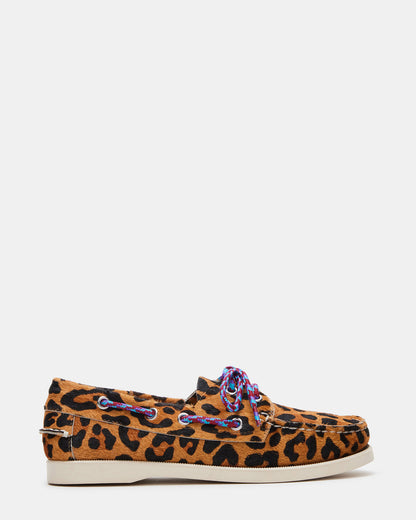 SAIL Leopard Women's Flat Loafer | Steve Madden Trusted
