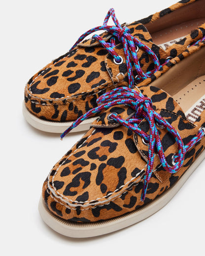 SAIL Leopard Women's Flat Loafer | Steve Madden Trusted