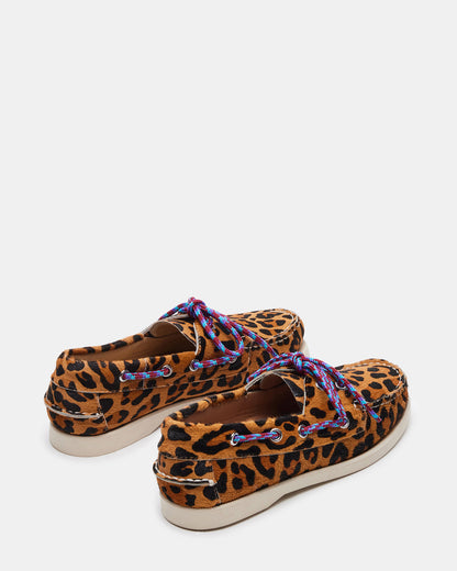 SAIL Leopard Women's Flat Loafer | Steve Madden Trusted