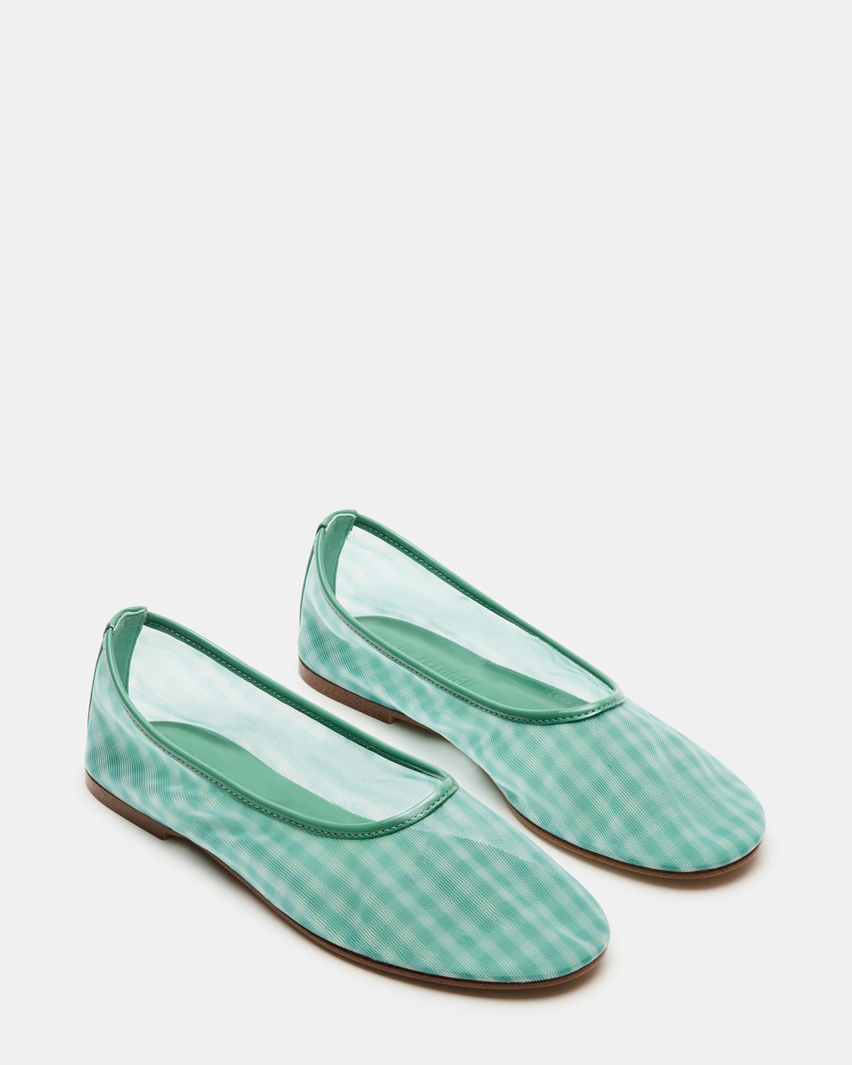 MEADOW Green Multi Mesh Women's Ballet Flats | Steve Madden Popular