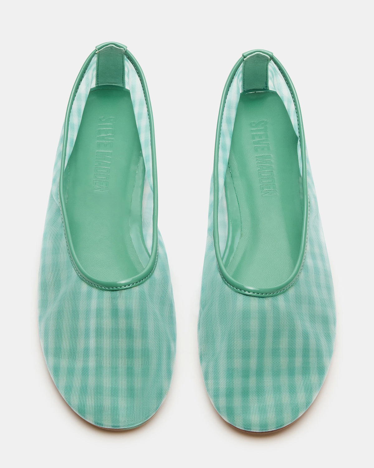 MEADOW Green Multi Mesh Women's Ballet Flats | Steve Madden Popular