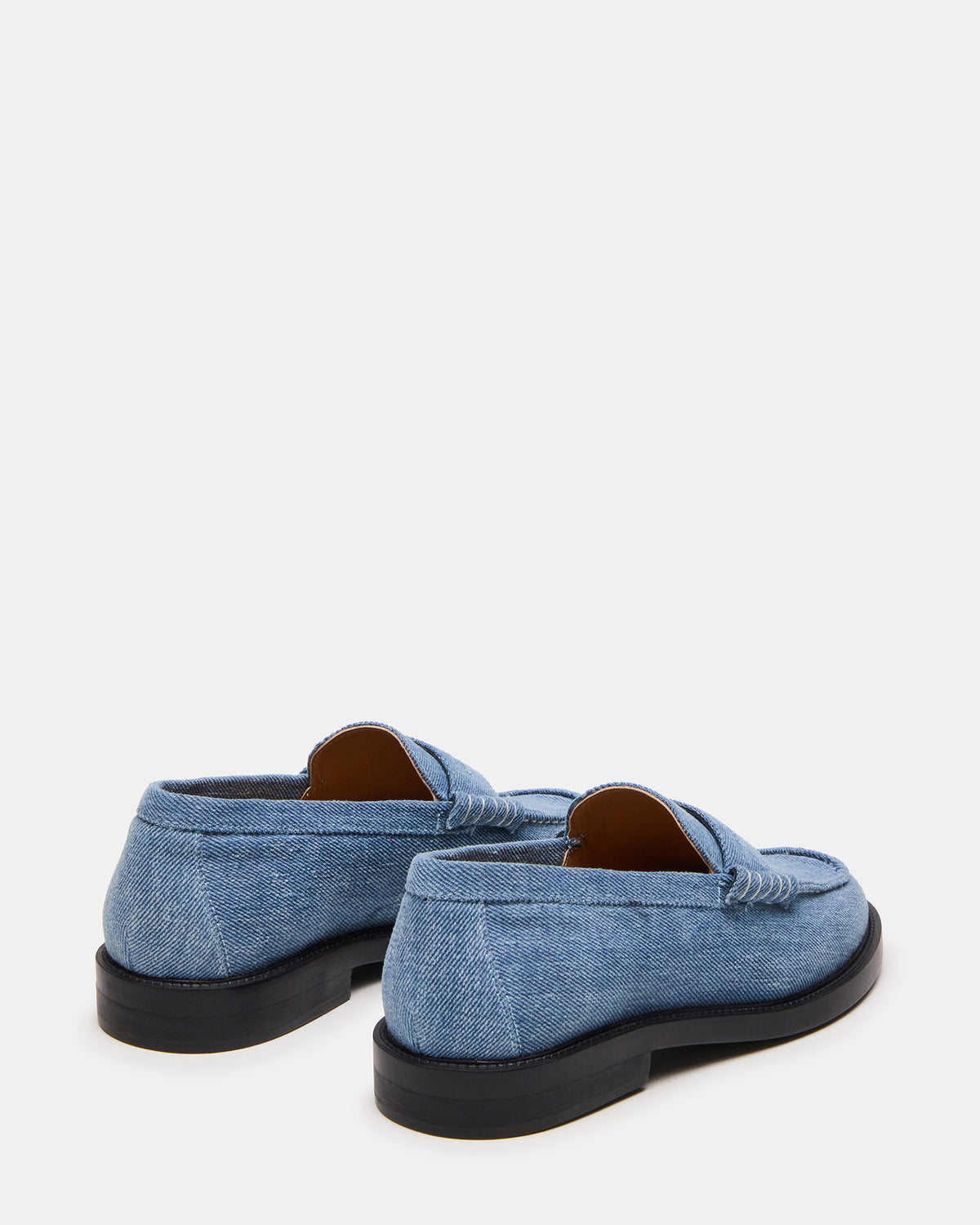 MADISON Denim Fabric Women's Penny Loafer | Steve Madden Smart Buy