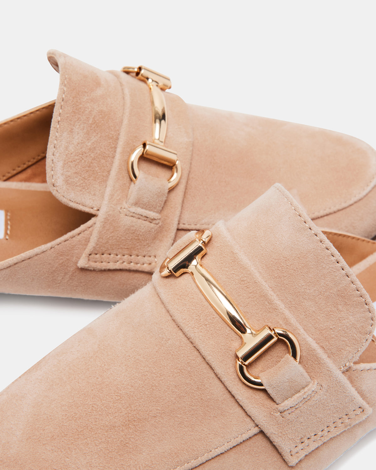 KANDI Camel Suede Women's Designer Loafers | Steve Madden Deals