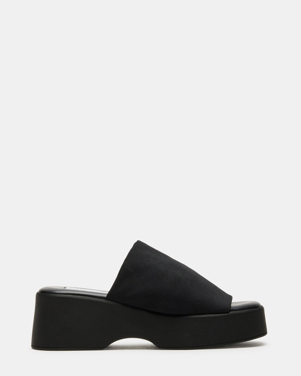 SLINKY30 Black Women's Platform Sandal | Steve Madden Quality