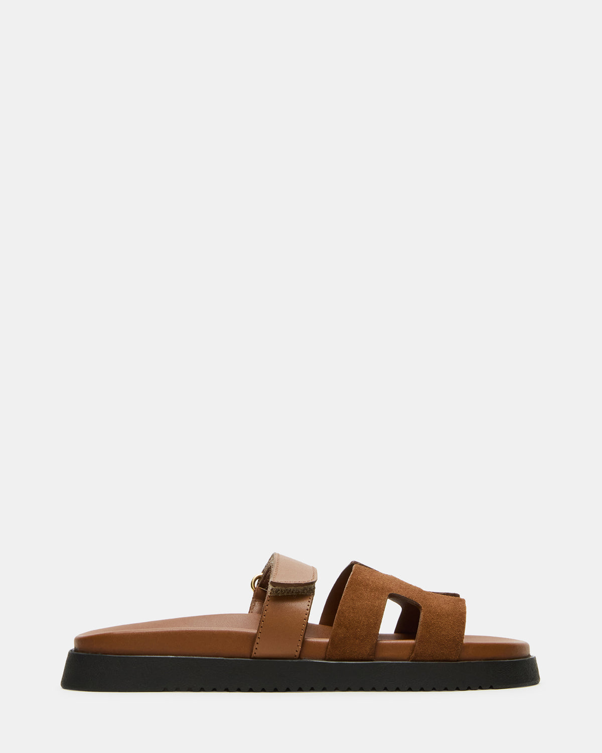 MAYVEN Camel Suede Flatform Slide Women's Sandal | Steve Madden Hot Sale