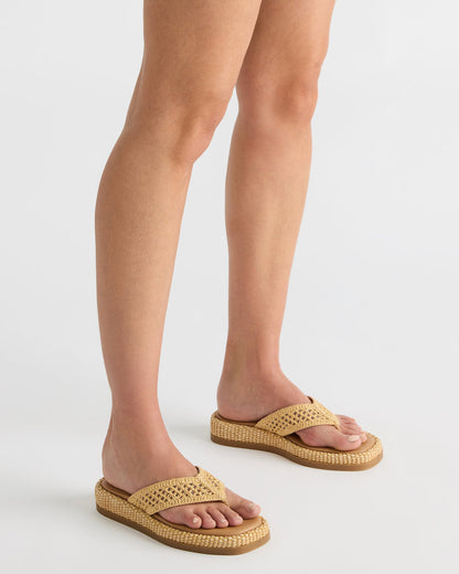 BELLA Red Suede Thong Square-Toe Platform Women's Sandal | Steve Madden Latest
