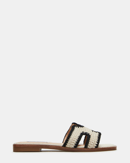 HADYN Cream Multi Sandal | Women's Designer Sandals | Steve Madden Popular
