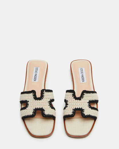 HADYN Cream Multi Sandal | Women's Designer Sandals | Steve Madden Popular