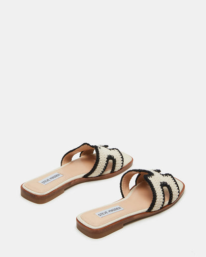 HADYN Cream Multi Sandal | Women's Designer Sandals | Steve Madden Popular