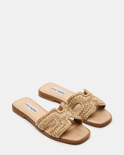 HADYN Crochet Raffia Women's Designer Sandal | Steve Madden Deals