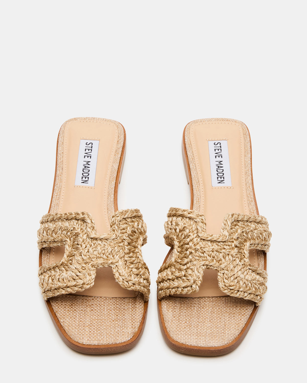 HADYN Crochet Raffia Women's Designer Sandal | Steve Madden Deals