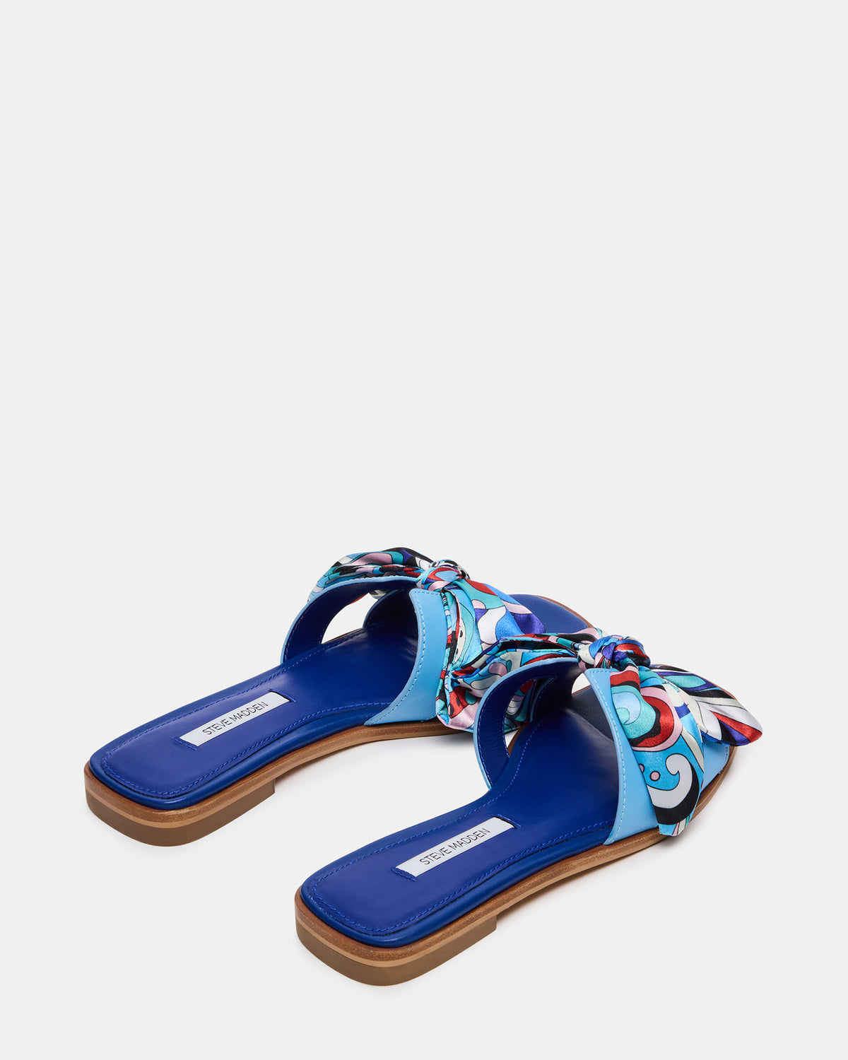 HADYN Blue Scarf Women's Designer Sandal | Steve Madden Value