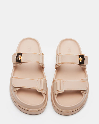 BIGSCHMONA JELLY Natural Women's Platform Slide Sandal | Steve Madden Featured