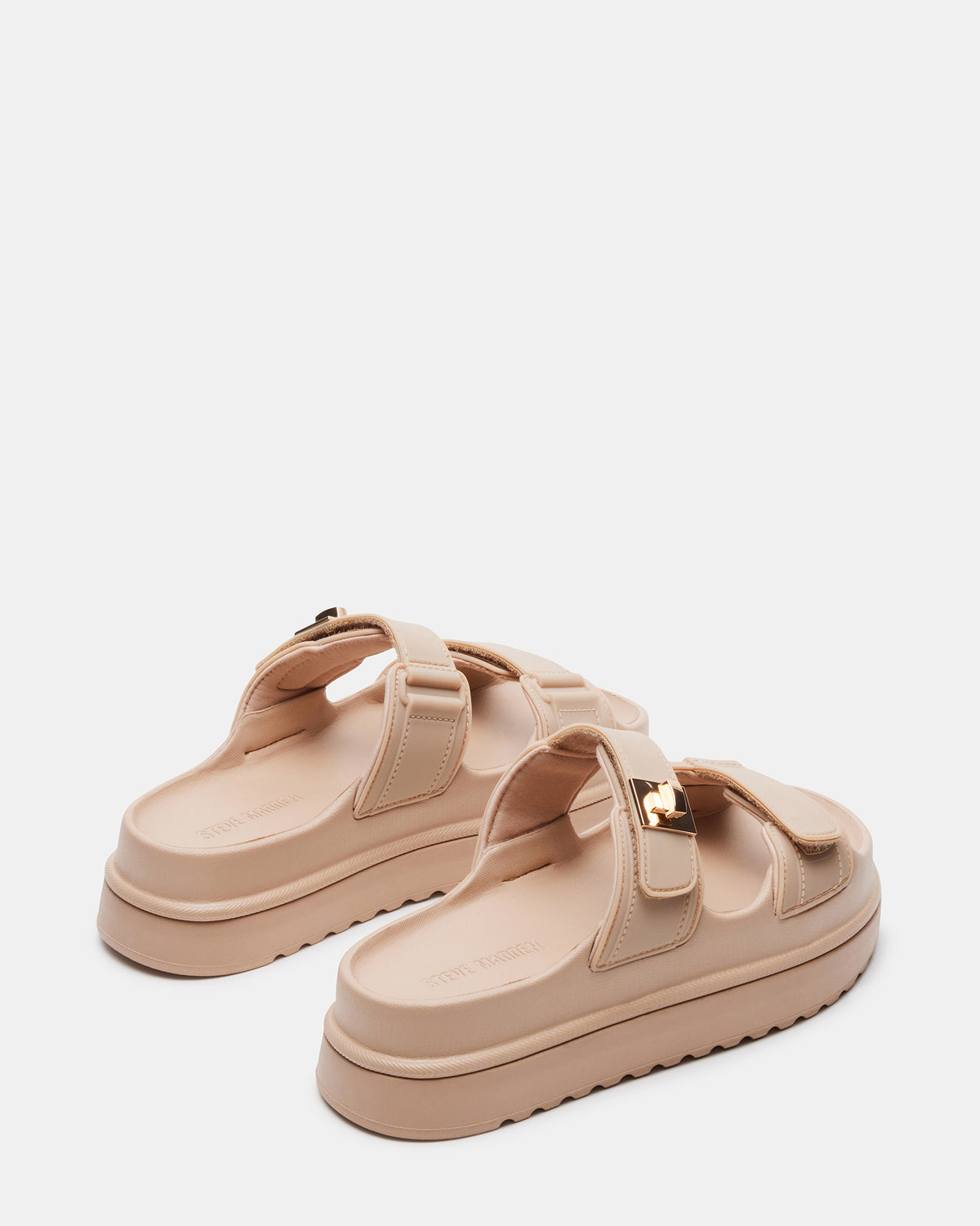 BIGSCHMONA JELLY Natural Women's Platform Slide Sandal | Steve Madden Featured