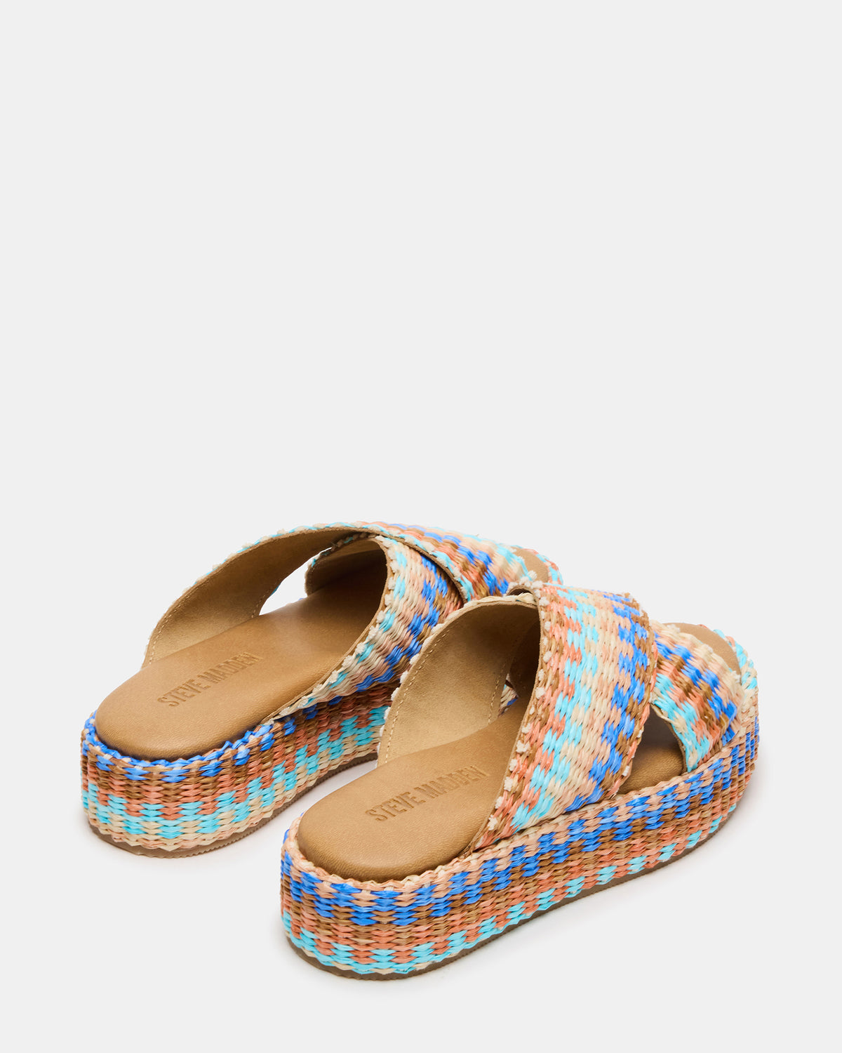 TULUM Raffia Multi Platform Flatform Women's Sandal | Steve Madden Latest