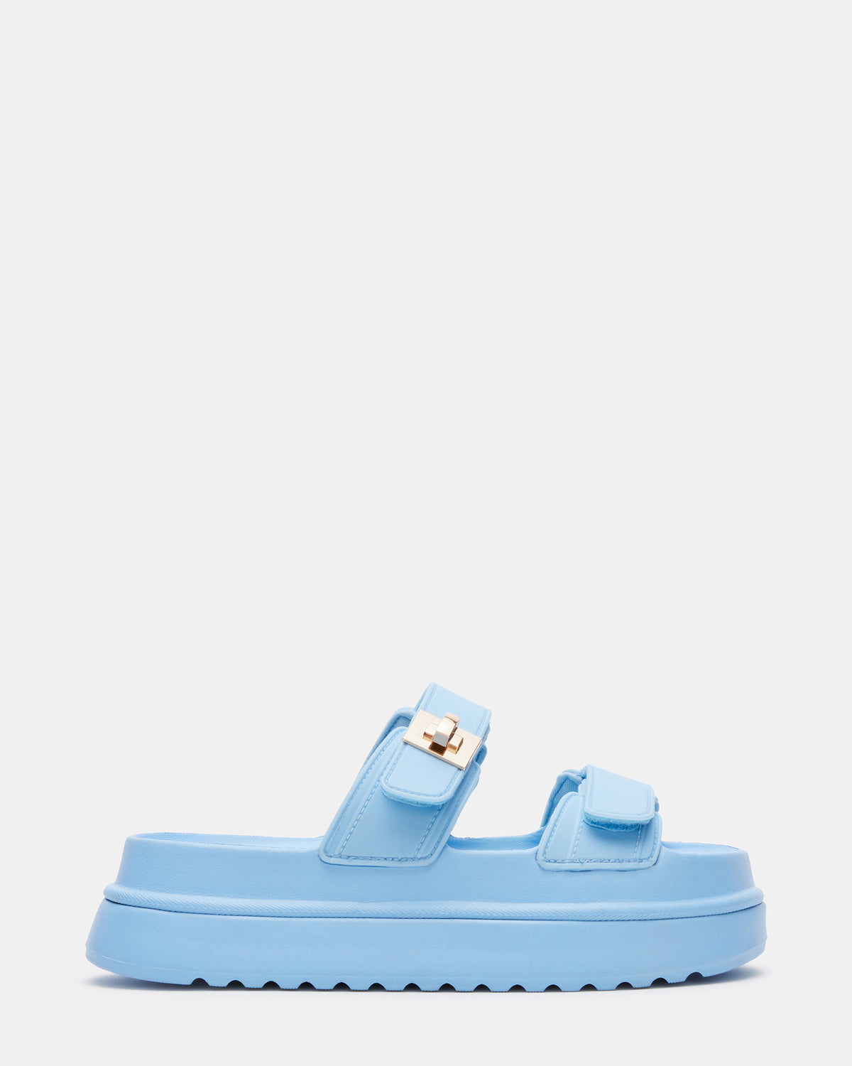 BIGSCHMONA JELLY Light Blue Women's Platform Slide Sandal | Steve Madden Hot Sale