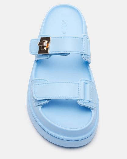 BIGSCHMONA JELLY Light Blue Women's Platform Slide Sandal | Steve Madden Hot Sale