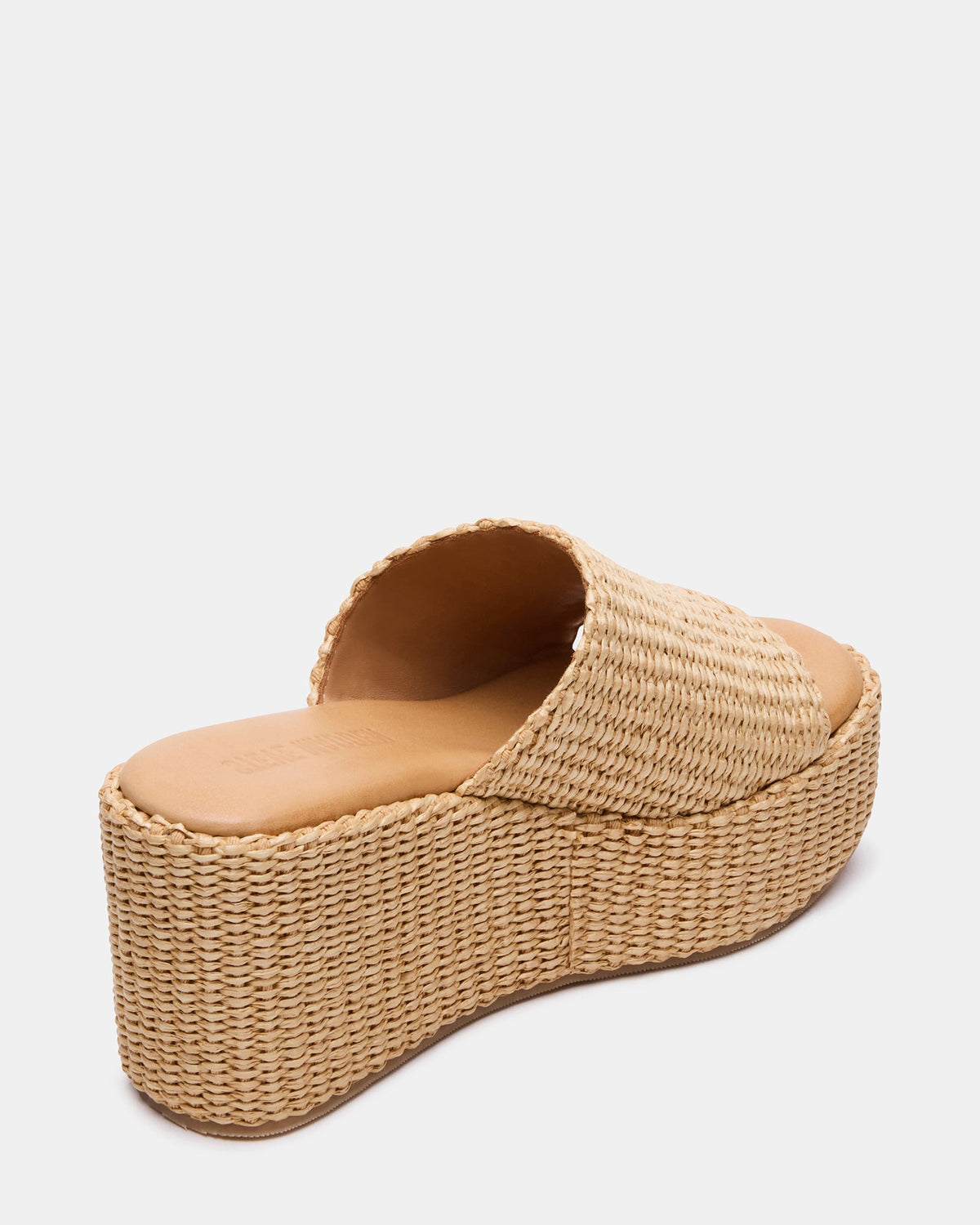 JETTY Raffia Platform Wedge Women's Sandal | Steve Madden Best Price