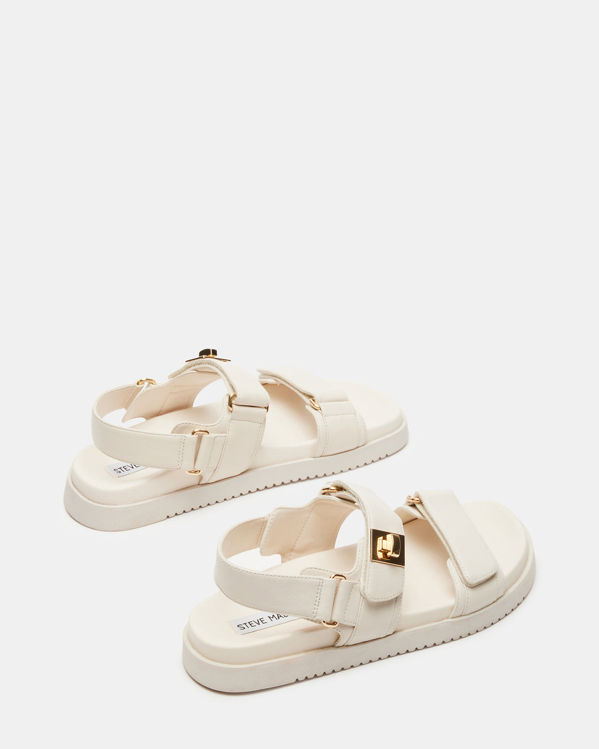 MONA Bone Leather Flatform Women's Sandal | Steve Madden Classic