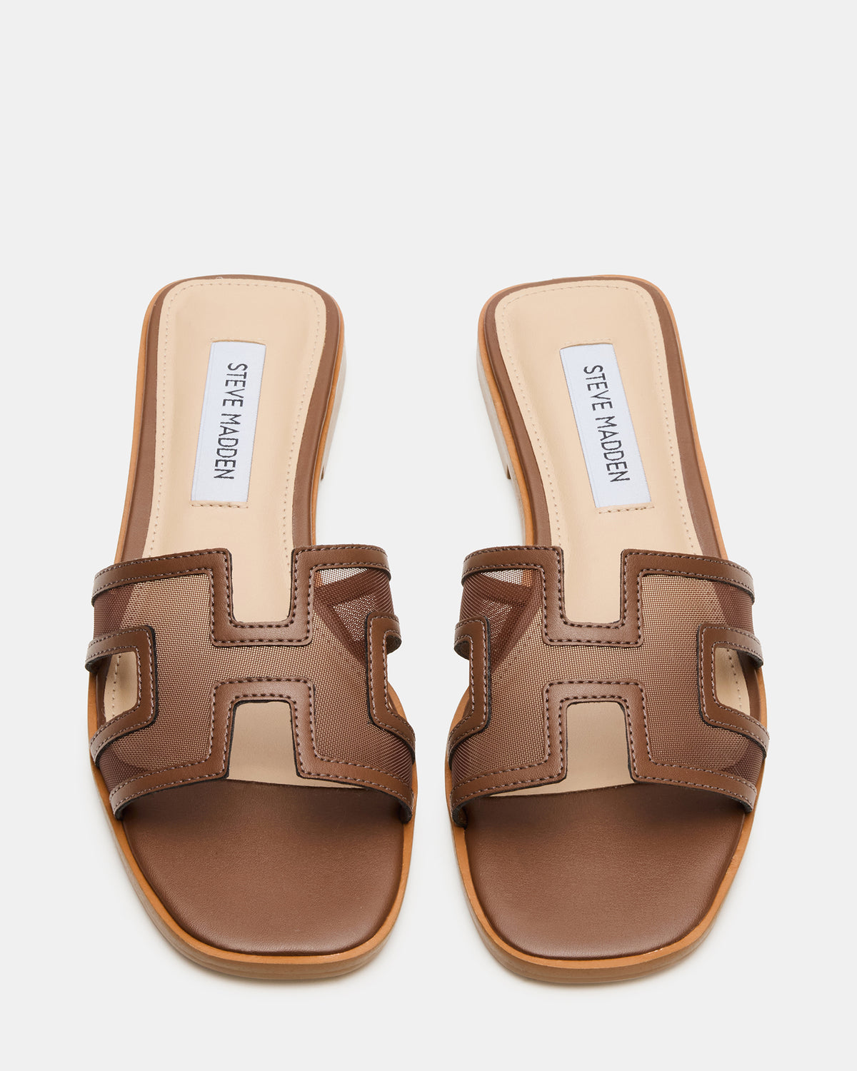 HADYN Mesh Brown Women's Designer Sandal | Steve Madden Trusted