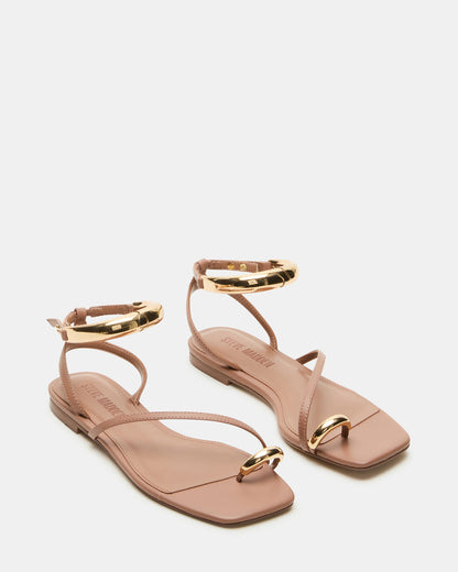ODYSSEY Mocha Strappy Square-Toe Women Sandal | Steve Madden Value